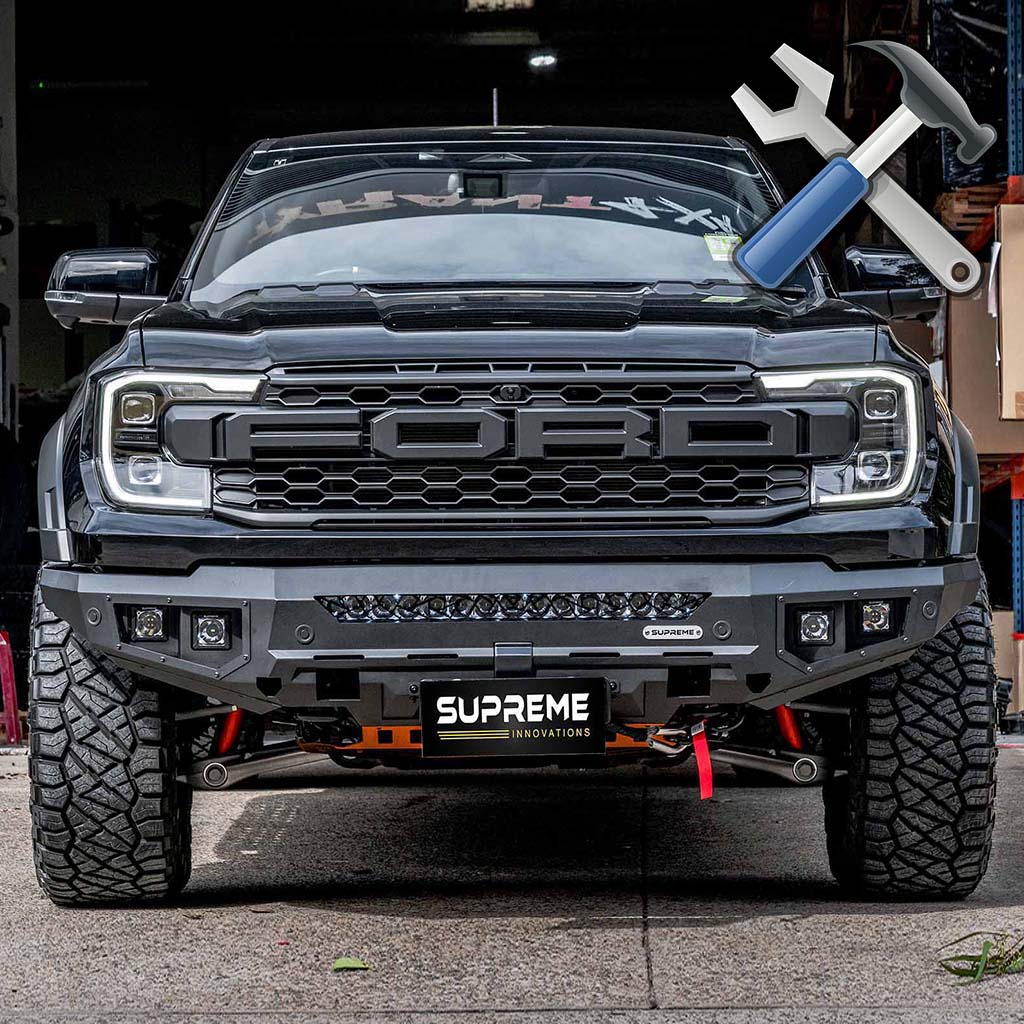 Next GEN Raptor Supreme X-Series Front Bar Fitting Instructions Installation Manual