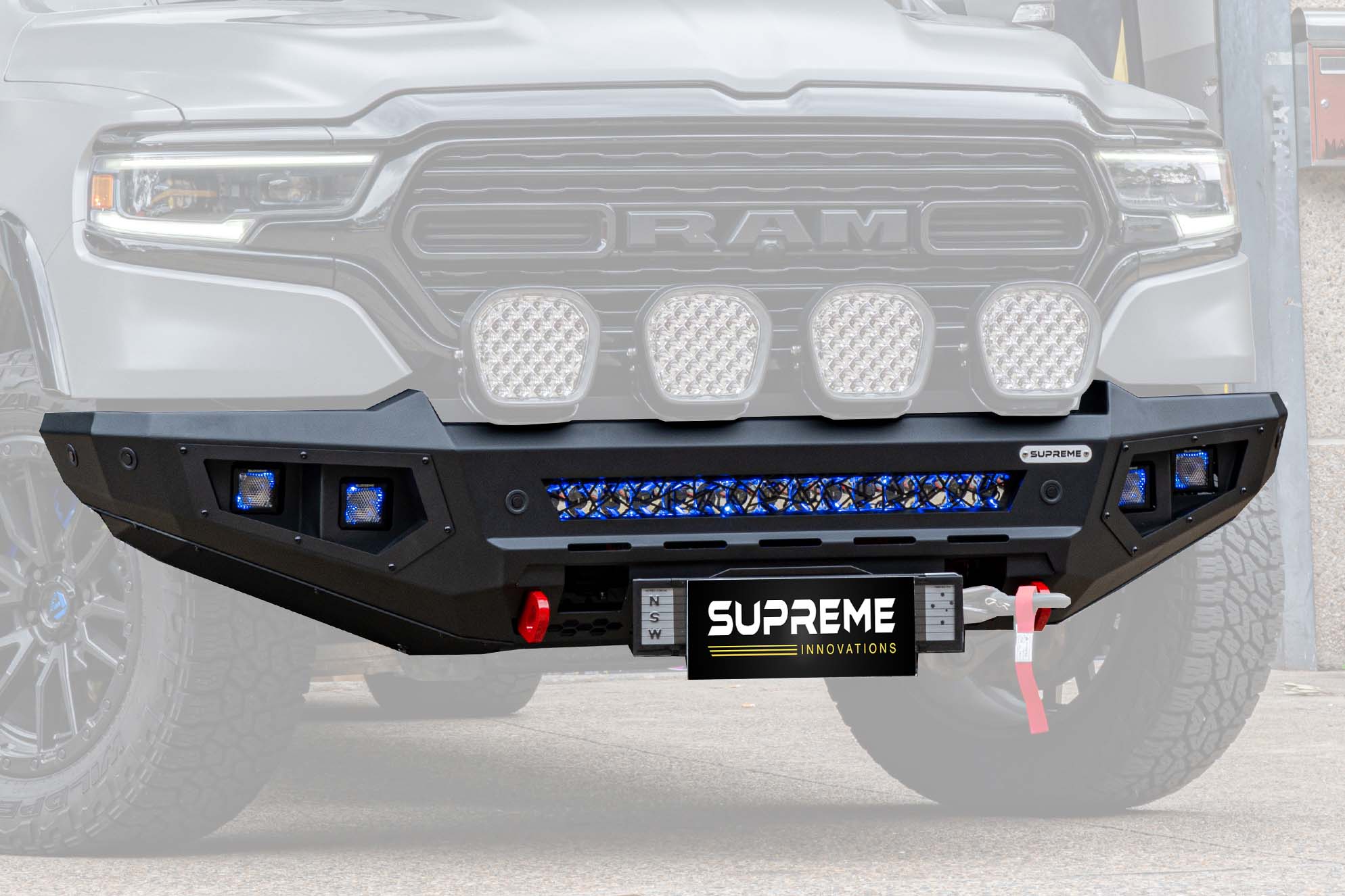 Ram bull bar, dodge ram dt 1500 supreme x-series front bar, steel front bumper replacement