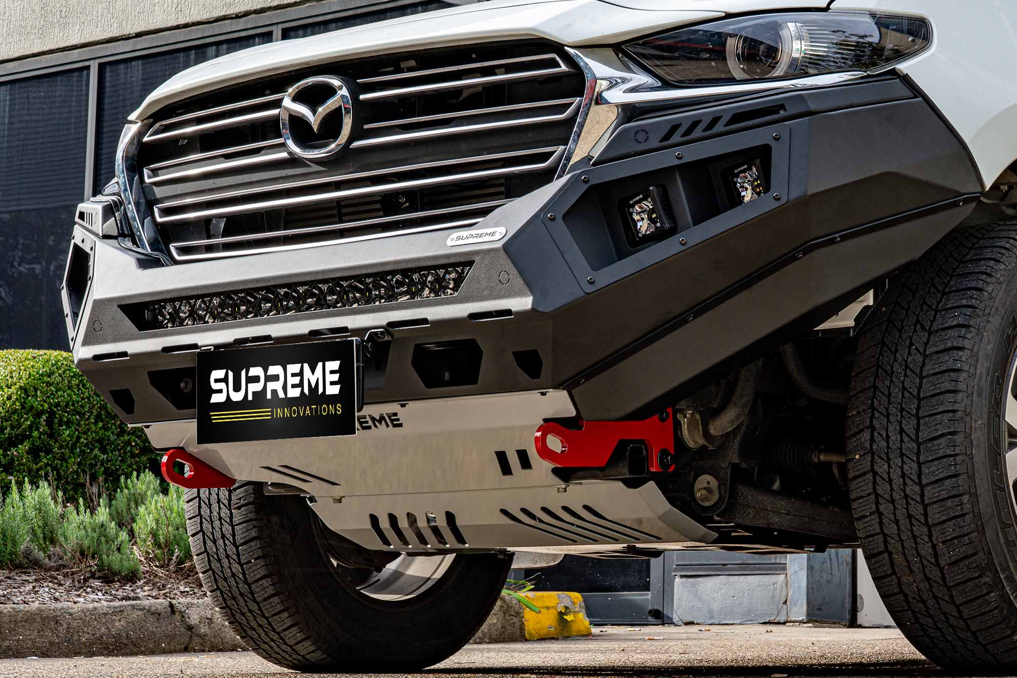 bt50 bull bar, supreme x-series front bar for bt-50, mazda bt50 bull bar, mazda bt-50 front bar, BT50 steel bumper replacement