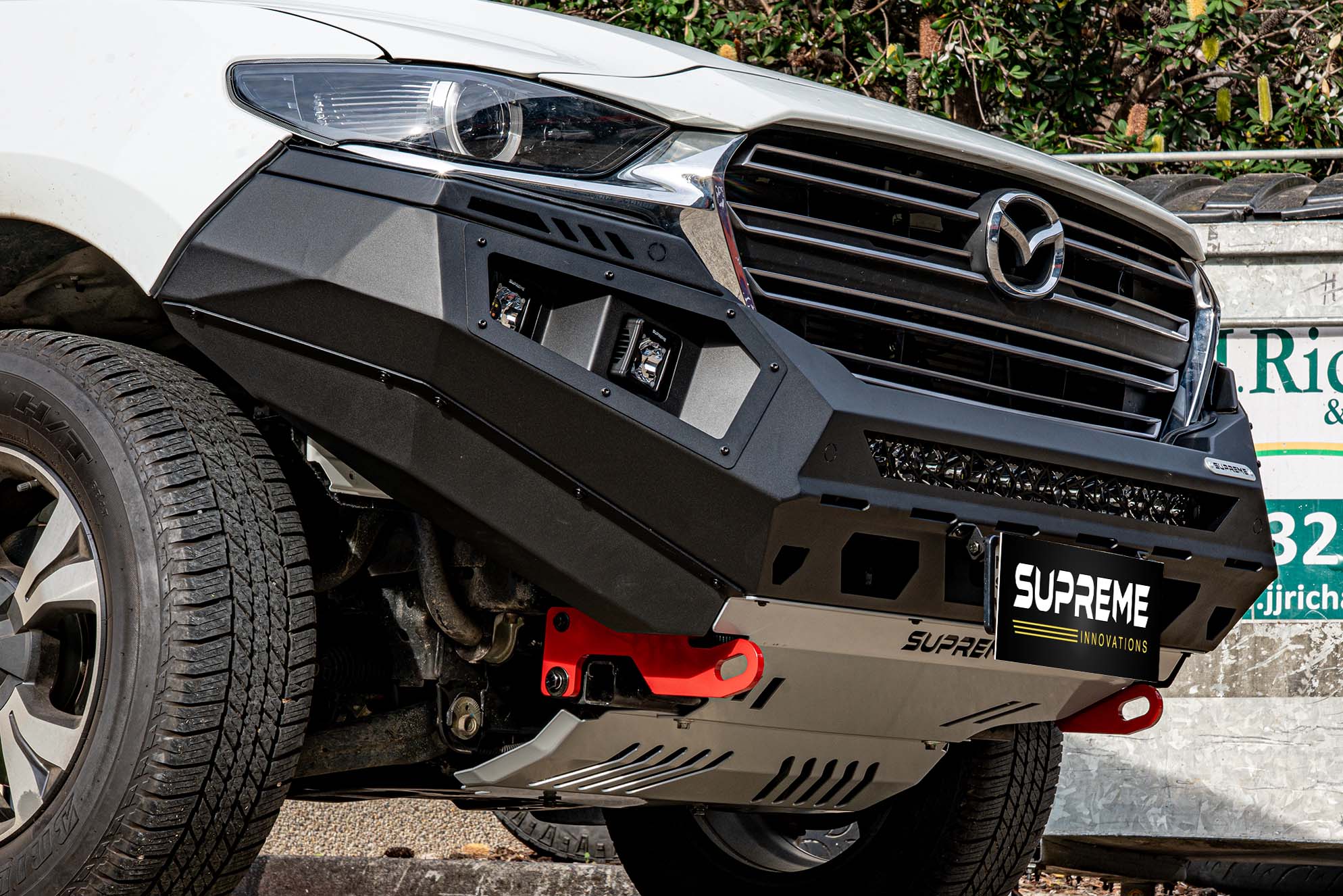 bt50 bull bar, supreme x-series front bar for bt-50, mazda bt50 bull bar, mazda bt-50 front bar, BT50 steel bumper replacement