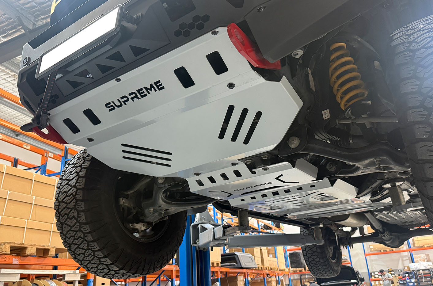 supreme underbody protection next gen ranger 3 piece bash plate